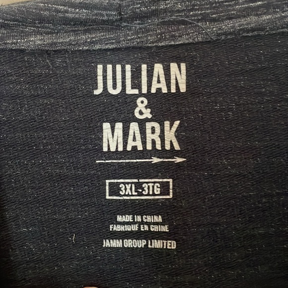 XXXL casual hoodie with zipper from Julien and Mark - Picture 3 of 3